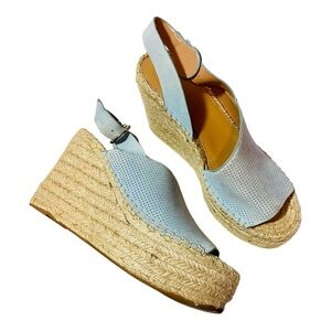 MARC FISHER Slingback espadrille wedges